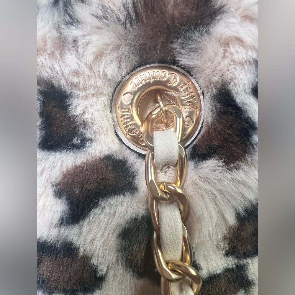 Juicy Couture Fuzzy Leopard Tote Bag!! - Picture 11 of 11